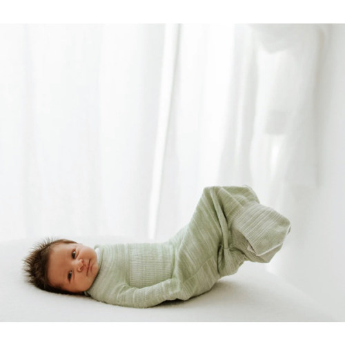 Bamboo Blend Mint Swaddle Sleep Sack – Swaddelini