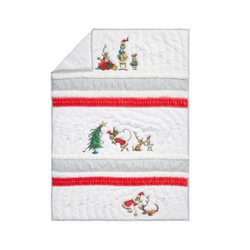 Dr. Seuss's The Grinch™ Baby Quilt | Pottery Barn Kids
