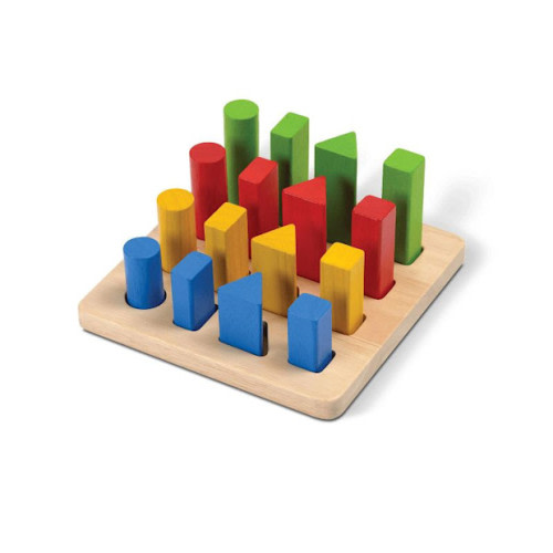 PlanToys Geometric Peg Board