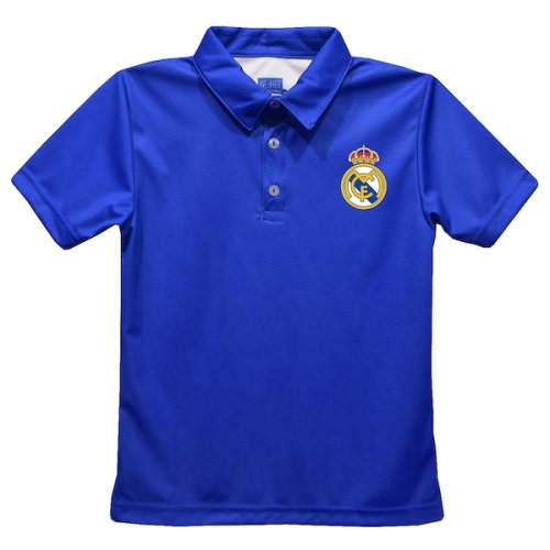 Real Madrid Vive La Fete Youth Solid Polo - Royal