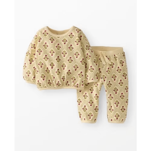 Baby Long Sleeve Waffle Top & Pants Set | Hanna Andersson SIZE 0-3
