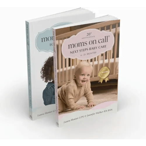 Moms on Call Book Set 6 Months-4 Years (Books 2 & 3) - Baby Sleep Schedules + Toddler Parenting, Potty Training & Behavior - 20th Anniversary Editions