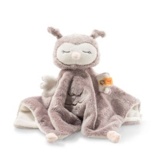 Ollie Owl Security Blanket, 10 in, beige - Steiff.com