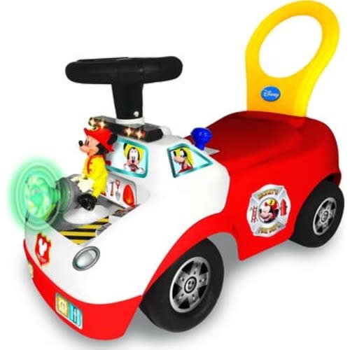 Disney Mickey Mouse Activity Fire Truck Light & Sound Rideon