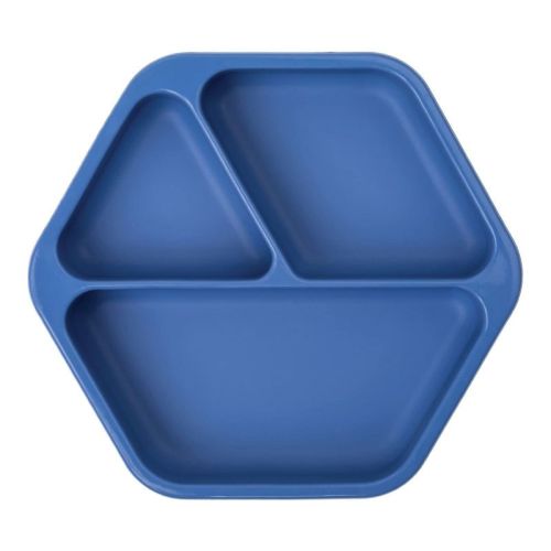 Tiny Twinkle Silicone Suction Divided Plate Baby/Toddler Dish for Independent Eating