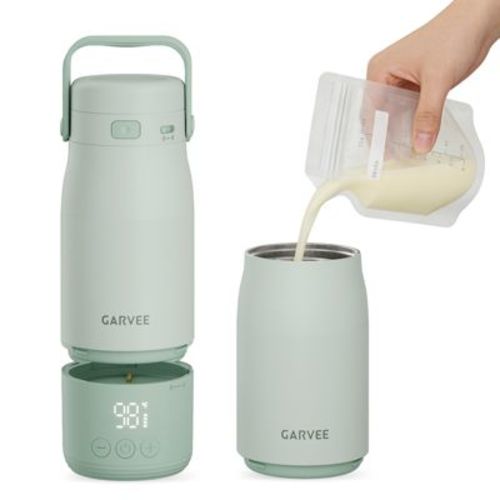 Portable Baby Bottle Warmer for Travel, Fast Milk Warmer with Precise Temperature Control for Breastmilk Formula (148 char)