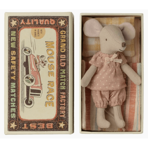 Maileg Big sister mouse in matchbox