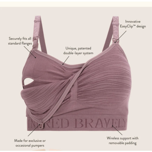 Sublime® Hands-Free Pumping & Nursing Bra | Bubblegum – Kindred Bravely