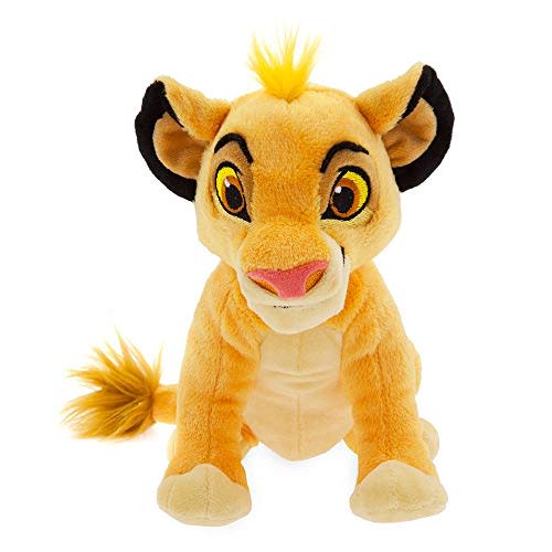 Disney Store Official Mini Bean Bag Plushies - Simba - Cute Stuffed Animal with Detailed Sculpting, Embroidered Features, Bean Bag Bottom Plush Toys for Kids
