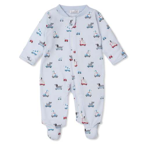 Skateboarding Pups Zip Footie