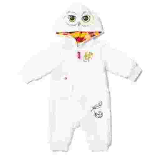 Harry Potter Hedwig Owl Onesie Halloween Costume for Newborn and Infant Boys