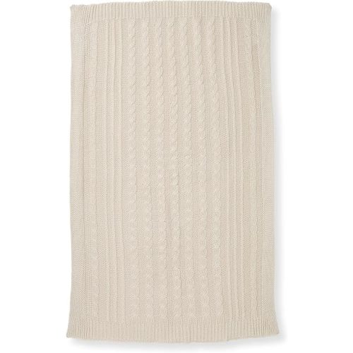 Burt's Bees Baby Cable Knit Infant Blanket, 100% Organic Cotton, 30 x 40