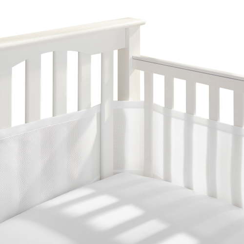 HALO, Breathable Mesh Crib Liner, 11x58 inches, White