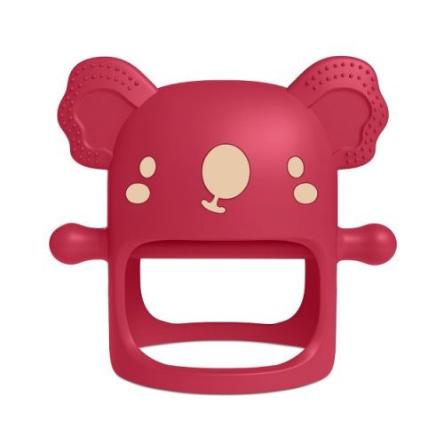 Silicone Baby Hand Teething Toy, Soothes Sucking Needs & Supports Self-Discovery, Soft, Safe & Easy to Clean, Perfect for 0-12 Months