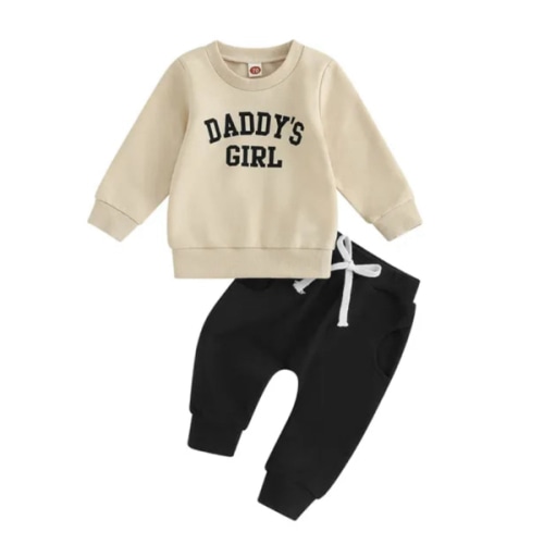DADDY'S GIRL Joggers Outfit - Hazel & Bo