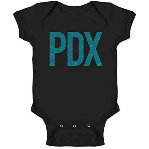 Pop Threads Portland PDX Airport Carpet Design Infant Baby Boy Girl Bodysuit