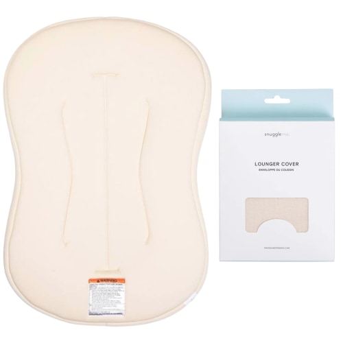 Natural Curve Infant Lounger + Muslin Cover Bundle