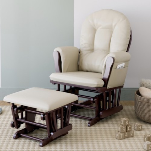 Storkcraft Hoop Glider and Ottoman