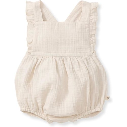 Burt's Bees Baby Romper, 100% Organic Cotton One-piece