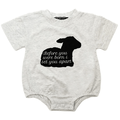 Before You Were Born Lamb Bubble Bodysuit