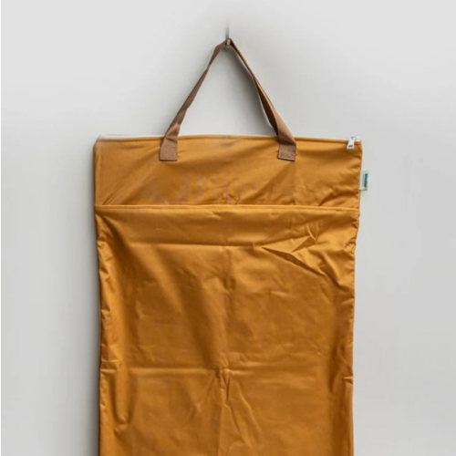 Large Zipper Hanging Wet Bag, Laundry Bag with Handles
