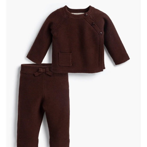 Little Darling Knit Top + Bottom - Organic Baby, Toddler, & Kids Clothes - Monica + Andy