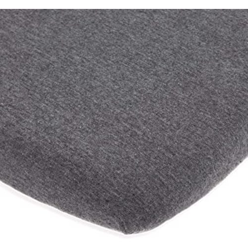 Bassinet Fitted Sheets Compatible with Chicco Lullago Bassinet and Chicco Close to You 3-in-1 Bedside Sleeper – Snuggly Soft Jersey Cotton – Fits Perfectly on 19 x 32 Mattress Pad – Grey