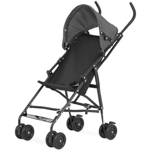 Dream On Me Aero Travel Umbrella Stroller, 1-Hand Fold, Lightweight, Black