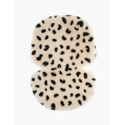 BINIBAMBA Sheepskin Snuggler in Leopard Peanut