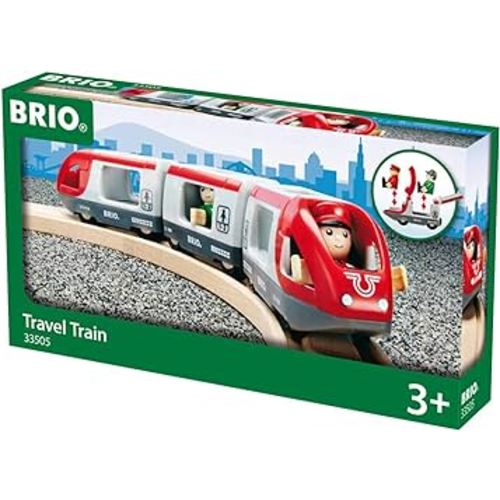 BRIO World - 33505 Travel Train | 5 Piece Train Toy for Kids Ages 3 and Up