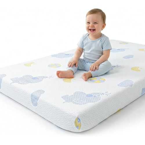 Pack and Play Mattress, 38"x26" Dual Sided Memory Foam
