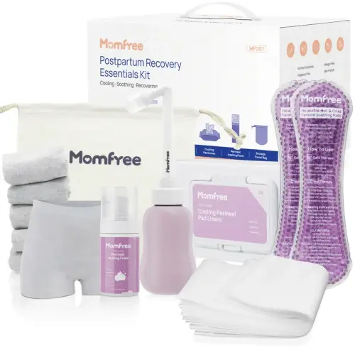 Momfree Postpartum Recovery Essentials Kit Labor Delivery 7 Pack - TikTok Shop