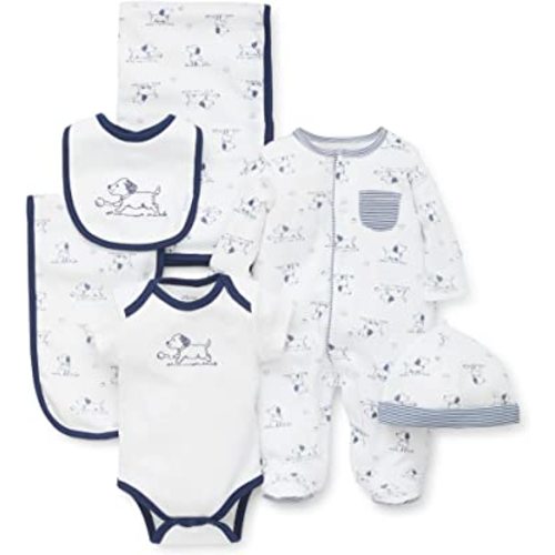 Little Me Baby Layette Gift Set - Clothes, Outfits, Essentials for Girls & Boys, Newborns, 3 and 6 Months