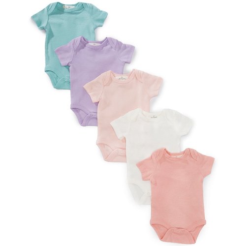 Starting Out Baby Girls Multi Colored 5-Pack Bodysuits