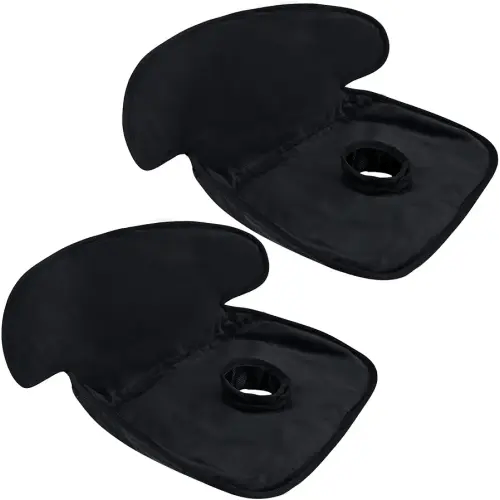 INFANZIA Dry Seat, Car Seat Protector Waterproof Carseat Liner Potty Training Toddlers, Baby and Infants, Piddle Pad for Carseats Strollers (Black, 2 Packs