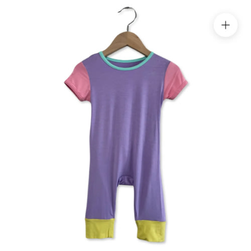 Let's Boogie Short Long Romper - 3-6M