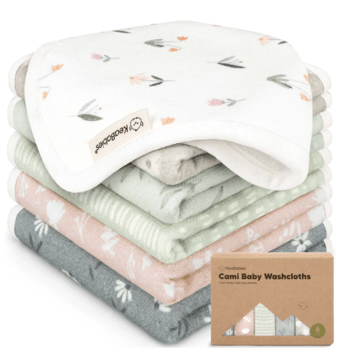 Cami Organic Baby Washcloths Towel – Fleur - KeaBabies