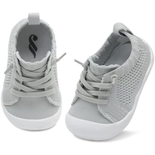 JIASUQI Baby Shoes for Toddler Boys Girls Sneakers Slip on Walking Shoes for Babies