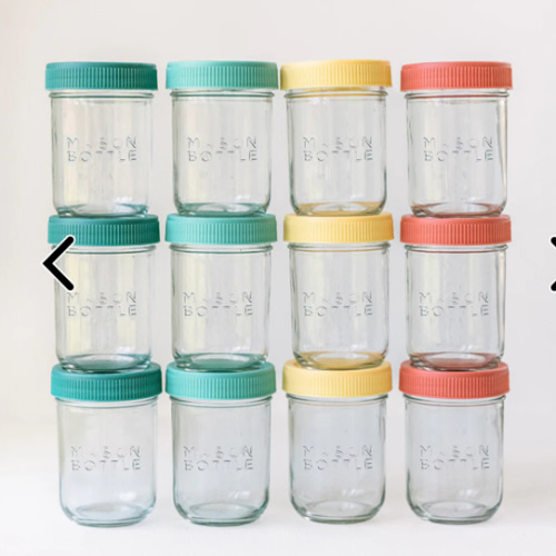Breastmilk Storage Jar Set – Mason Bottle