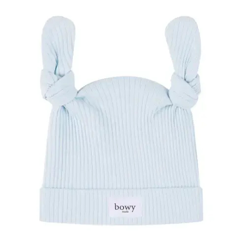 Double Knot Beanie - Powder Blue | 0-3M