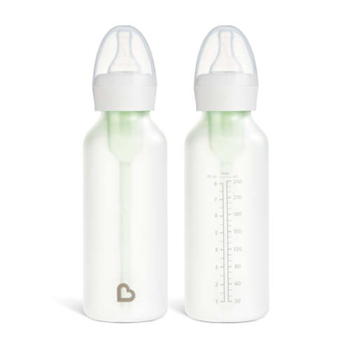 Bond® Silicone Glass Bottle 4oz or 8oz, 2pk | Munchki