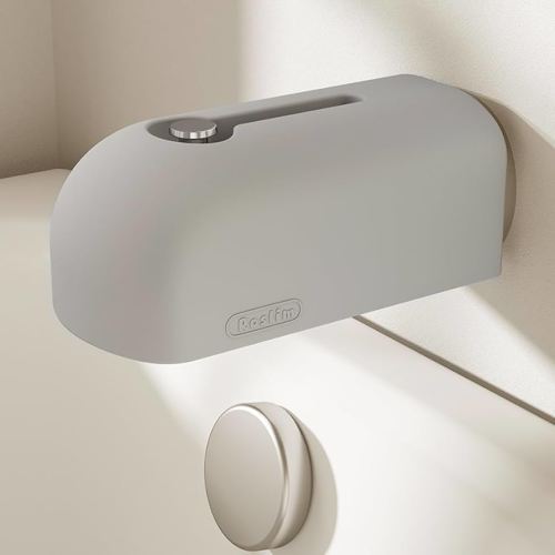 Bathtub Faucet Cover, Soft Silicone Bath Faucet Cover for Kids, Bath Spout Cover for Tub, Faucet Cover for Bathtub Safety, Toddler Bath Tub Water Spout Cover, Universal Fit (Grey)