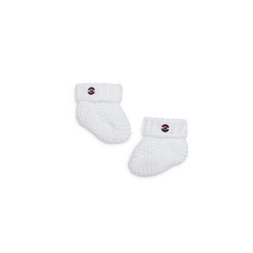 Newborn Slippers – cotton (BLANC)