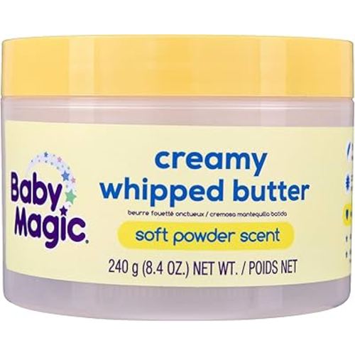 Baby Magic Creamy Whipped Butter | Helps Keep Skin Feeling Healthy and Baby Soft | Hypoallergenic | 8.4 fl oz.