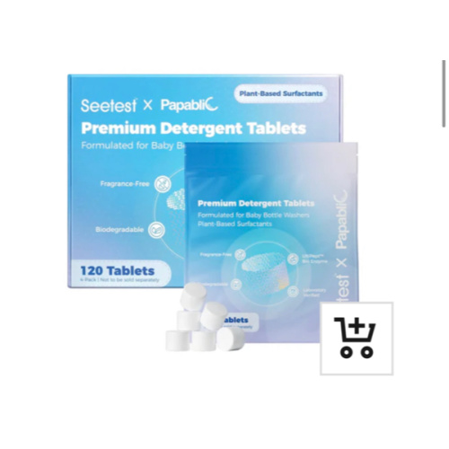 Papablic Upgraded Detergent Soap Tablets, 120 Count