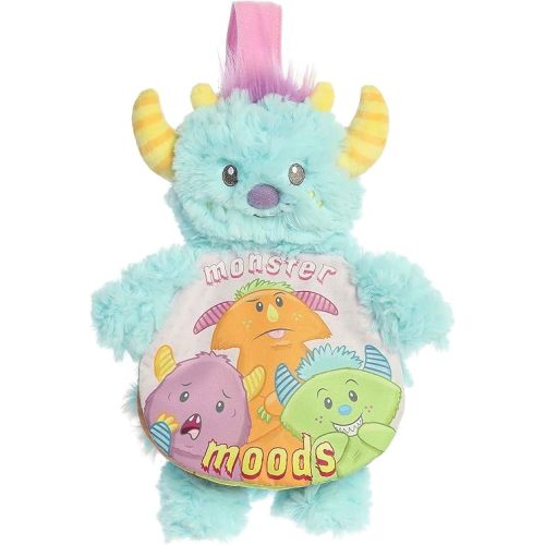 Aurora® Engaging Story Pals™ Monster Moods Baby Toy - Soft Book for Parents to Create a Bedtime Routine - Perfect for Nusery Decor, Cribs, and Strollers - Multicolor 9 Inches