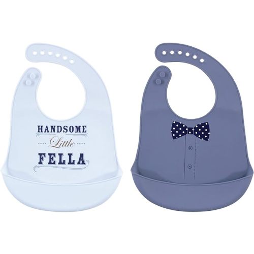 Little Treasure Unisex BabySilicone Bibs