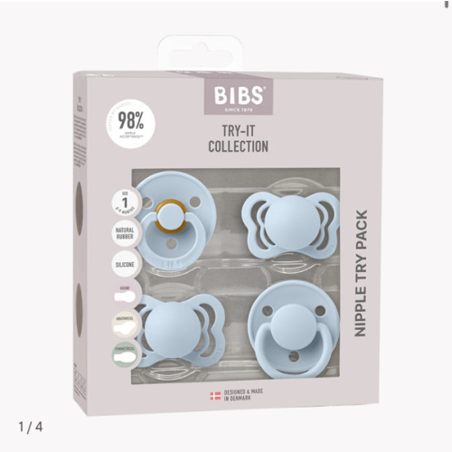 New Baby Pacifier Try-It Collection - Baby Blue