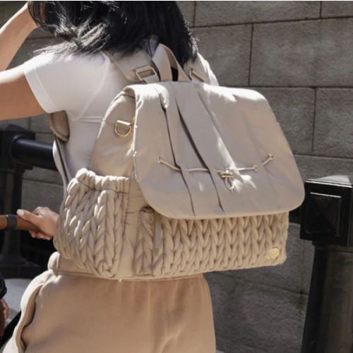 Levy Backpack Beige Holiday Set