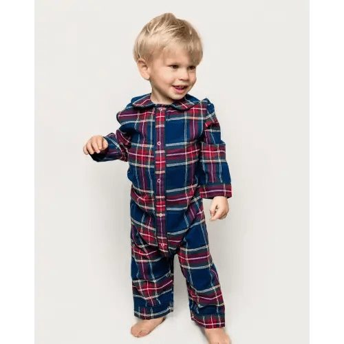 Petite Plume Cambridge Romper in Windsor Tartan (0/3 Months)